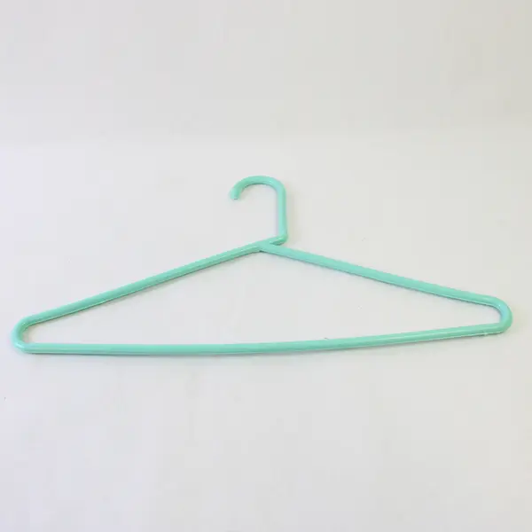 Lot of 10 Seafoam Mint Green Plastic Clothes Hangers