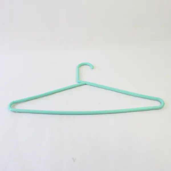 Lot of 10 Seafoam Mint Green Plastic Clothes Hangers