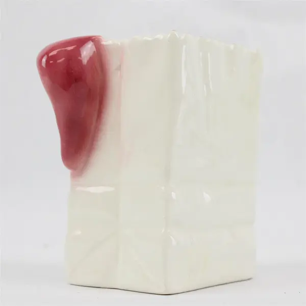 Amphora Handcrafts Santa Claus Ceramic Decorative Vase Planter 4.5in