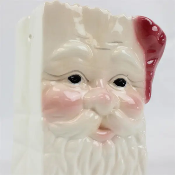 Amphora Handcrafts Santa Claus Ceramic Decorative Vase Planter 4.5in