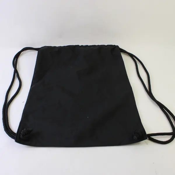 3 Sisters Adventure Trekking Black Lightweight Drawstring Bag 18.8x13