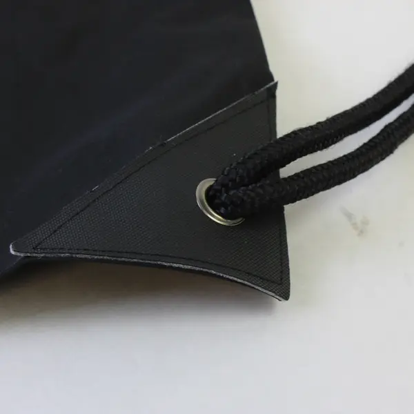 3 Sisters Adventure Trekking Black Lightweight Drawstring Bag 18.8x13