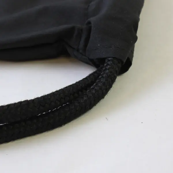 3 Sisters Adventure Trekking Black Lightweight Drawstring Bag 18.8x13