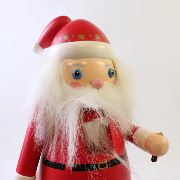 Schmid Musical 1991 Nutcracker Wooden Santa Claus 12.25" Tall (Tested, Works)