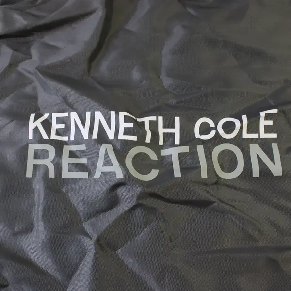 Gray Drawstring Kenneth Cole Reaction Lightweight Nylon Tote Bag, 14"x16"