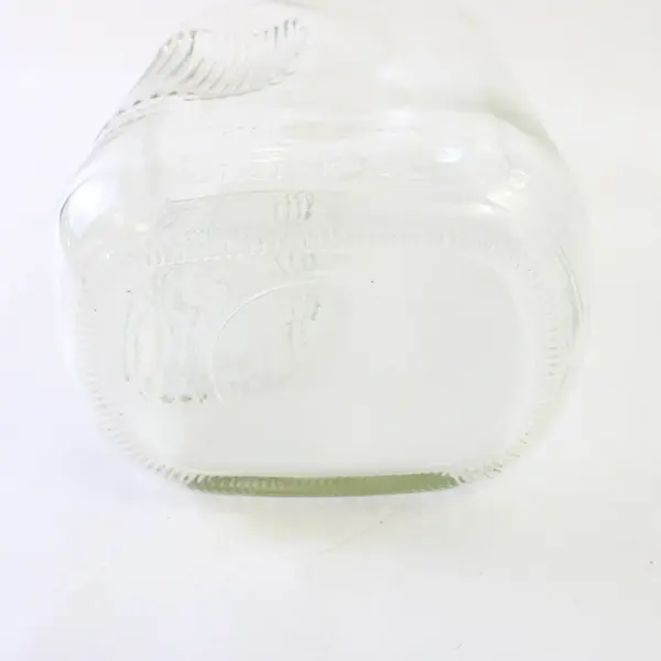 Vintage DURAGLAS Clear Glass Milk Jug 64oz Half Gallon Collectible
