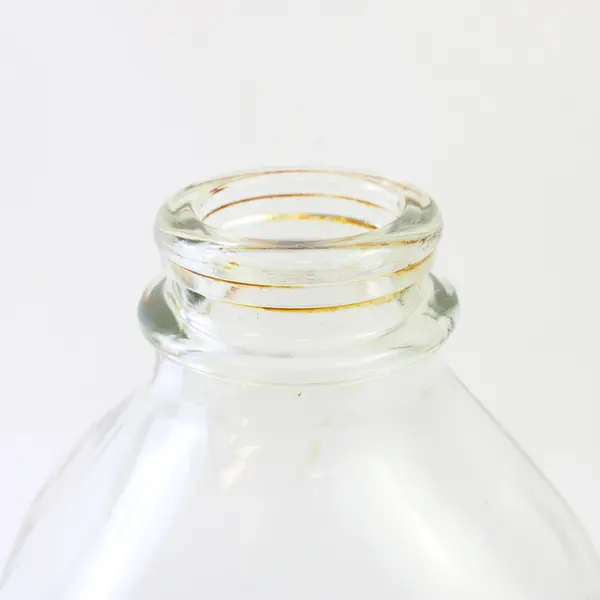 Vintage DURAGLAS Clear Glass Milk Jug 64oz Half Gallon Collectible