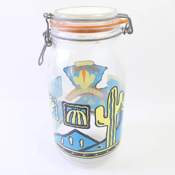 Le Parfait Glass Storage Jar 2L Arizona Pistachio Southwestern Graphics