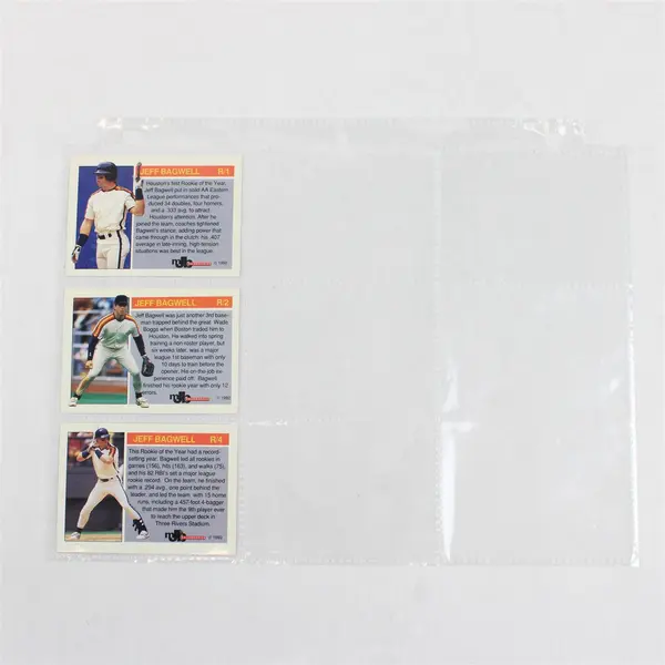 Lot of 3 Jeff Bagwell Rookie Yr Houston Astros 1992 MBC Holographics R/1 R/2 R/4