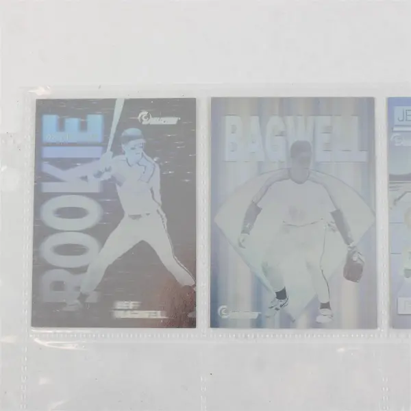 Lot of 3 Jeff Bagwell Rookie Yr Houston Astros 1992 MBC Holographics R/1 R/2 R/4