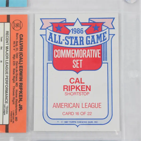 Lot of 5 Donruss Topps Vintage Cal Ripken Jr. Baseball Trading Cards