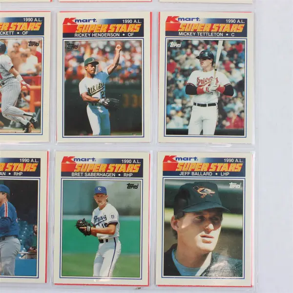 1990 Kmart Super Stars Baseball Trading Card Lot Vintage Promo