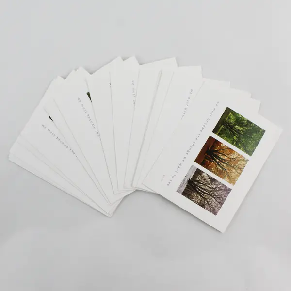 Lot of 17 PSI Changing Seasons Gandhi Quote Blank Notecards 2001
