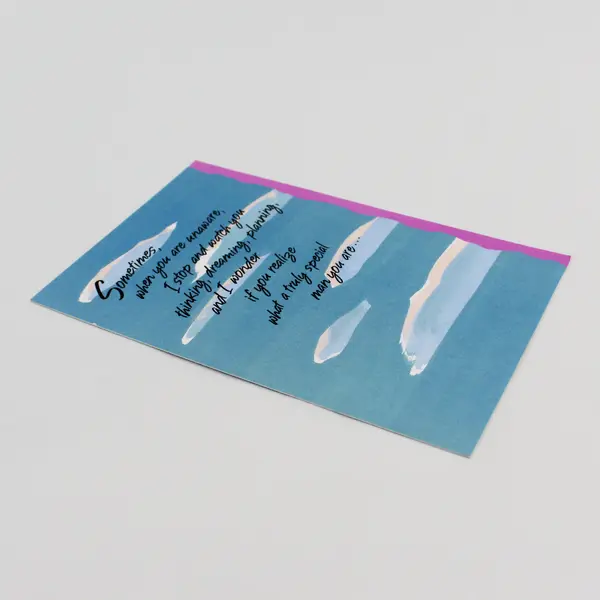 Carlton Speaking of Love Unused Birthday Greeting Card Special Man