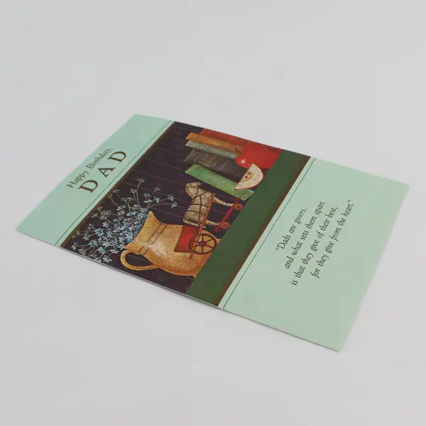 Vintage DaySpring Happy Birthday Dad Greeting Card UNUSED