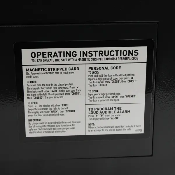 SentrySafe HL100ES Digital Security Safe w/ Card Swipe Lock  1.09 Cu.ft. w/ Key