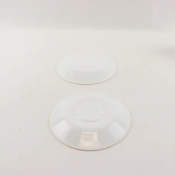 Lot of 2 Corelle Old Town Blue Saucers FLAWED