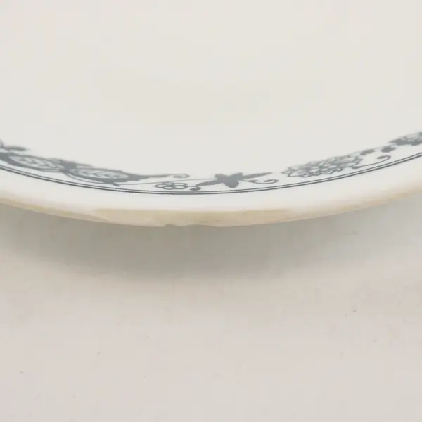 Lot of 2 Corelle Old Town Blue Saucers FLAWED