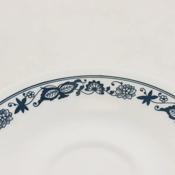 Lot of 2 Corelle Old Town Blue Saucers FLAWED