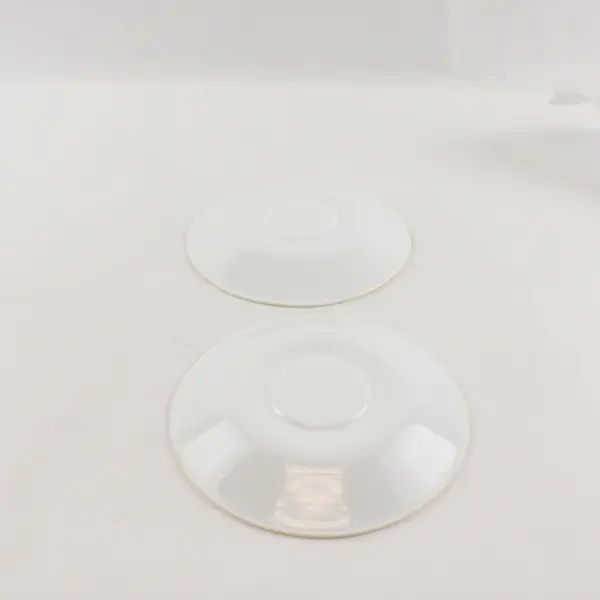 Lot of 2 Corelle Old Town Blue Saucers FLAWED