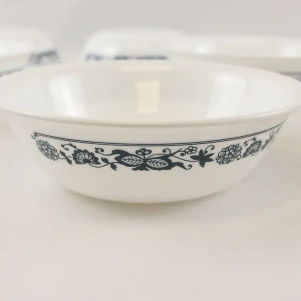 Lot of 7 Corelle Old Town Blue Coupe Cereal Bowls 6-1/4" FLAWED