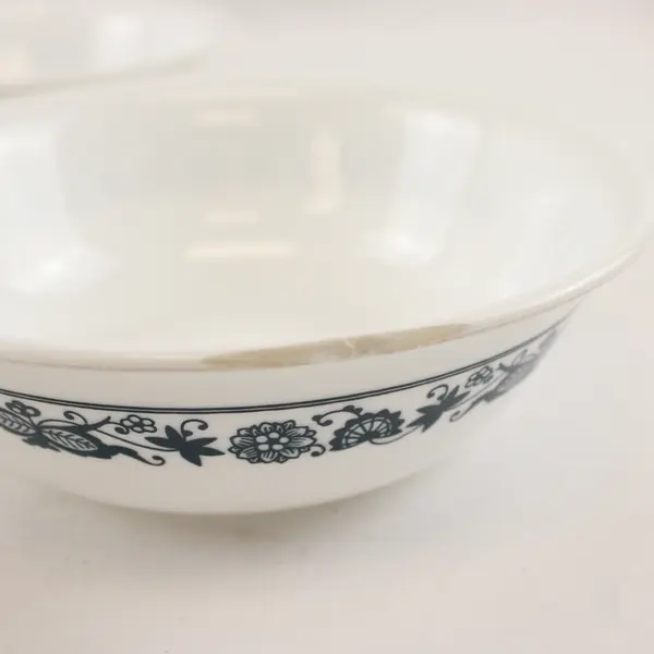 Lot of 7 Corelle Old Town Blue Coupe Cereal Bowls 6-1/4" FLAWED