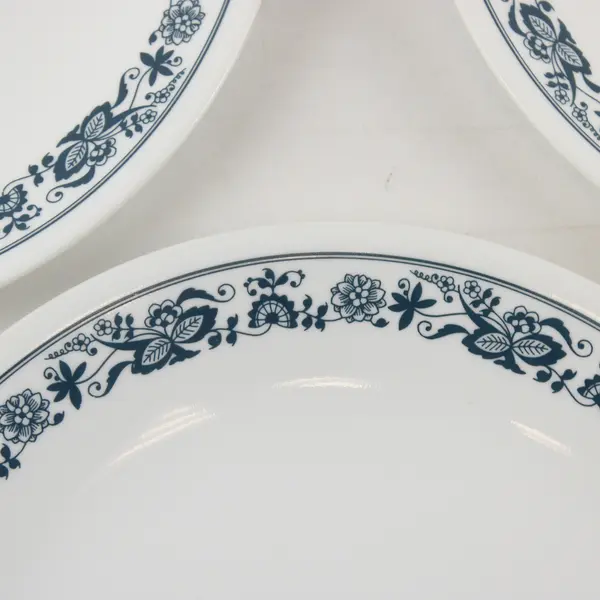 Set of 3 Corelle Old Town Blue Dinner Plates 10-1/4"