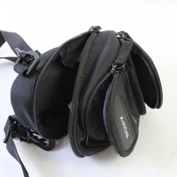 Sony Cyber-Shot Black Crossbody Bag Camera Case