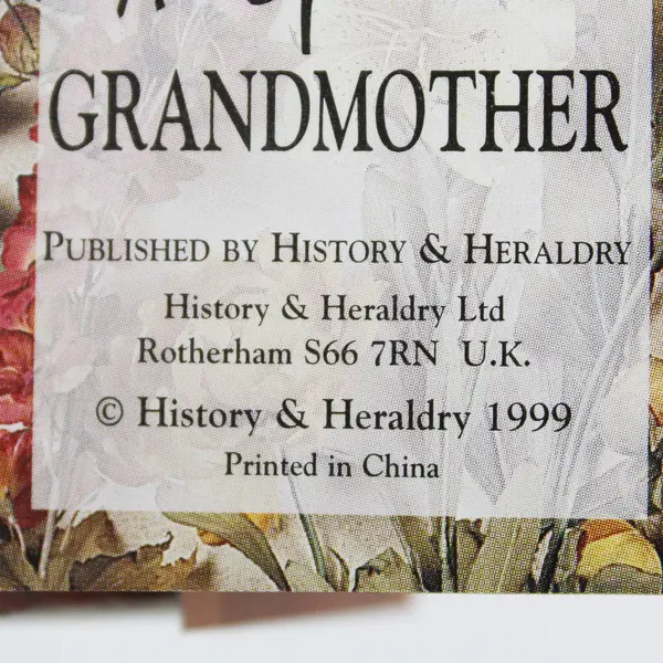 A Special Grandmother Mini Hardcover Gift Book 1999 Vintage