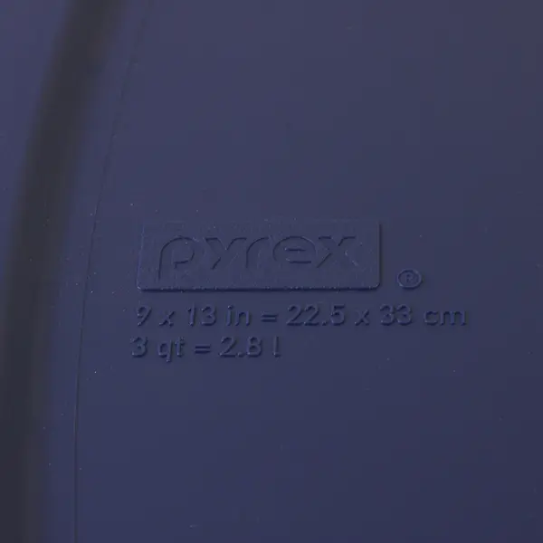 Pyrex 3 Qt Baking Dish Replacement Lid Dark Blue 9 x 13 in