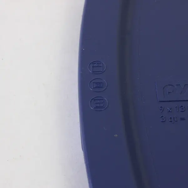 Pyrex 3 Qt Baking Dish Replacement Lid Dark Blue 9 x 13 in