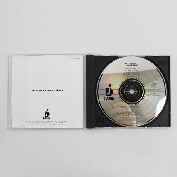 Thank You by Ray Boltz 1988 Christian Music CD Good