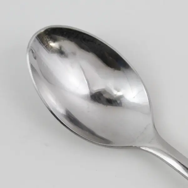 Lot of 6 Gourmet Settings Unknown Pattern 18/C SS Oval Soup Spoons 8.25" Good