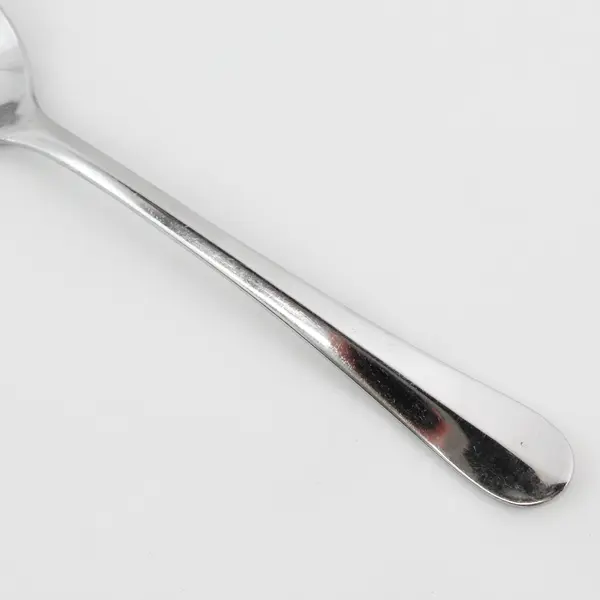 Lot of 6 Gourmet Settings Unknown Pattern 18/C SS Oval Soup Spoons 8.25" Good