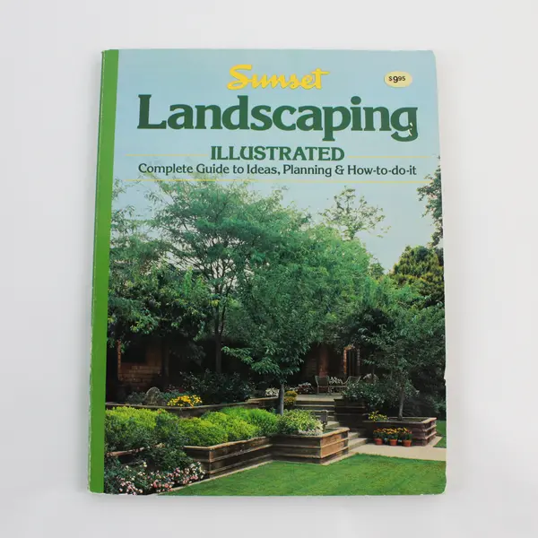 Vintage Sunset Landscaping Illustrated Complete Guide 1984 Paperback Good