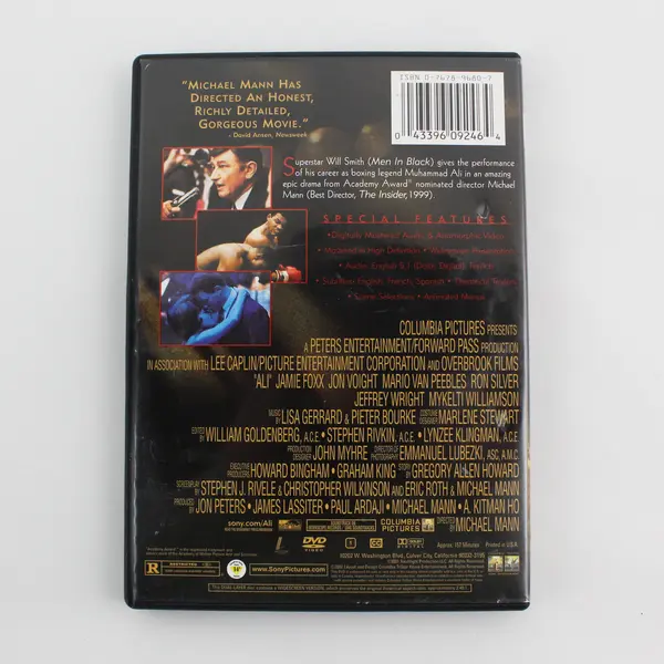 ALI DVD 2001 (Will Smith & Jon Voight) #09246
