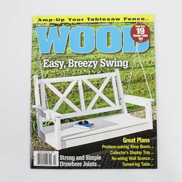 Better Homes & Gardens Wood Magazine Woodworking Resource July 2022 Good