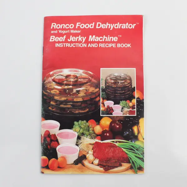 Ronco Food Dehydrator & Yogurt Maker Instruction & Recipe Book 1995 Paperback