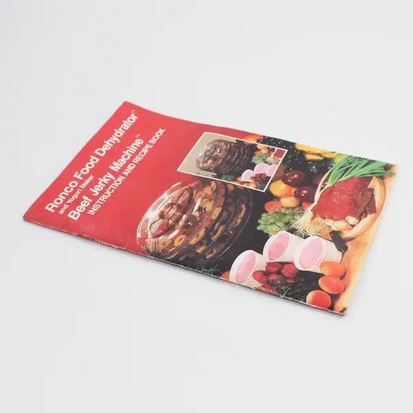 Ronco Food Dehydrator & Yogurt Maker Instruction & Recipe Book 1995 Paperback