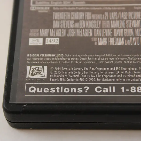 Night at the Museum Secret of the Tomb DVD 2015, #1492