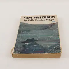 VTG 1973 Paperback Mini-Mysteries Julia R Piggin PB Collection of Short Stories
