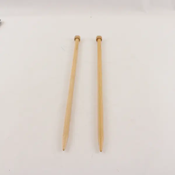 Clover Takumi Bamboo  Premium Knitting Needles, Set of 2 14" #15, New  