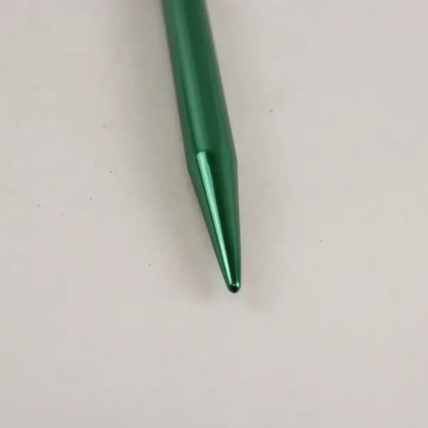 One Boye Green Aluminum 14" Knitting Needle Size 13
