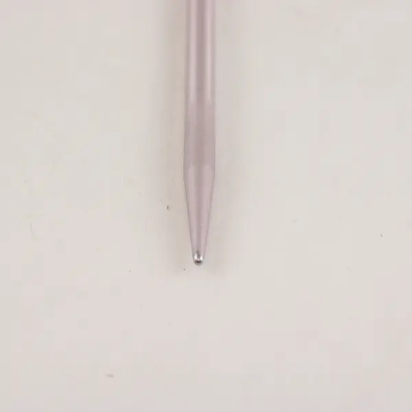 Lot of 3 Pink Aluminum Knitting Needles, 2 are size 10 and the other is size 13