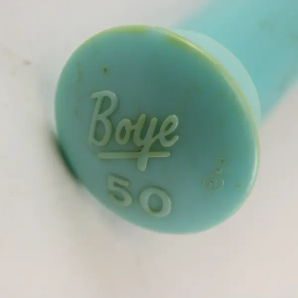 Lot of 2 Vintage Teal Plastic Knitting Needles 1 Boye Size 50