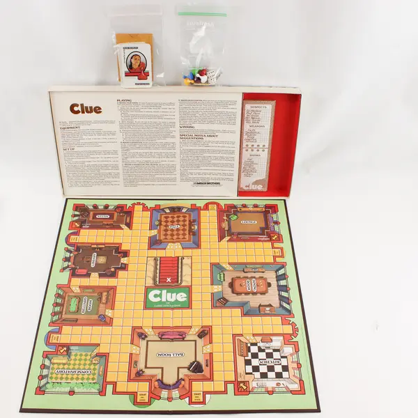 Vintage Parker Brothers CLUE Board Game 1986 - Complete