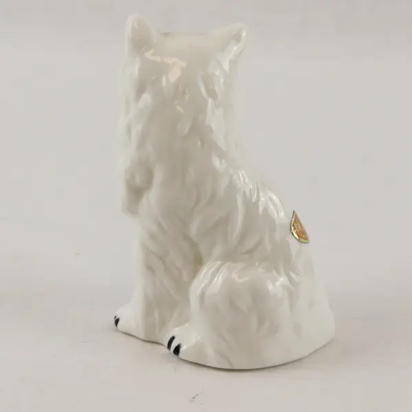 Vintage Genuine Bone China White Persian Cat Figurine