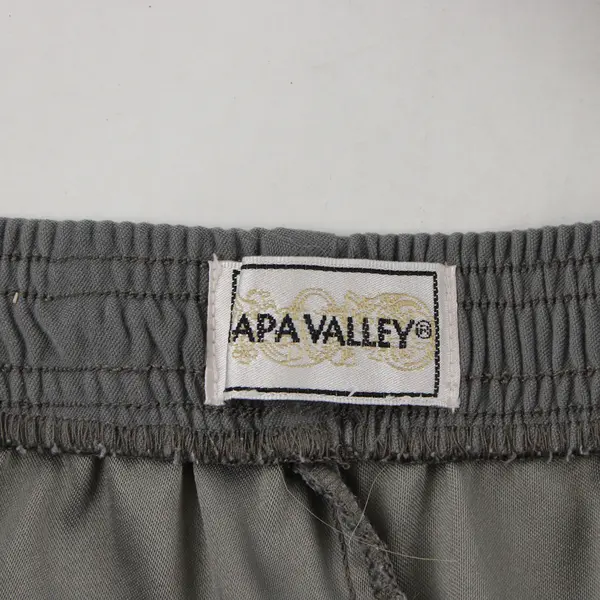 Vtg Napa Valley Women’s 42x29 Gray Elastic Waist Pull-On Pants