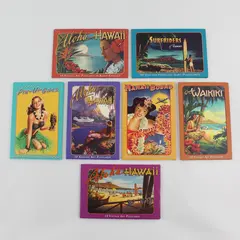 Lot of 7 Pacific Island Art Post Card Packets of 10 each New
