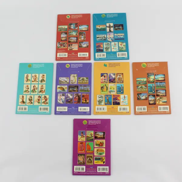 Lot of 7 Pacific Island Art Post Card Packets of 10 each New